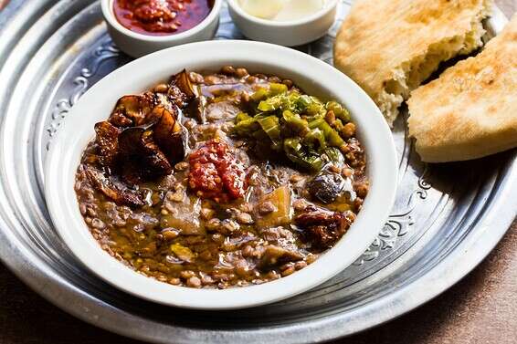 אוכל שיש בו עושר ועדינות. הרומאנייה של אל-קלחה // צילום: איתיאל ציון